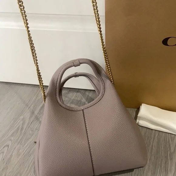 Coach Lana Bucket Bag Leather Shoulder Crossbody - Picture 5 of 9